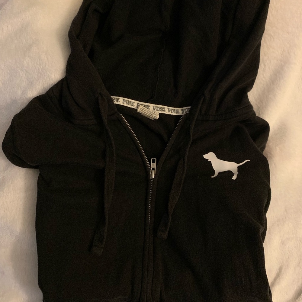 PINK full zip hoodie